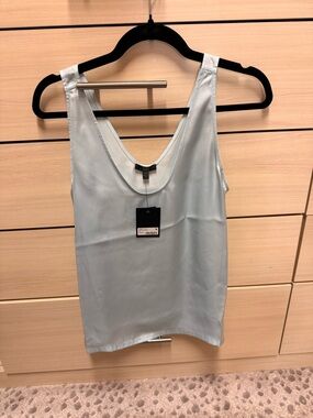 ATM satin blouse size medium NWT